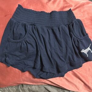 Smocked Waist Shorts with pockets